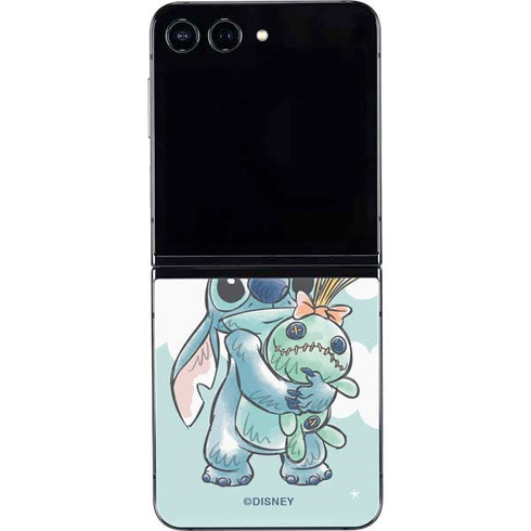Disney Lilo and Stitch Stitch and Scrump Galaxy Z Flip5 5G Skin